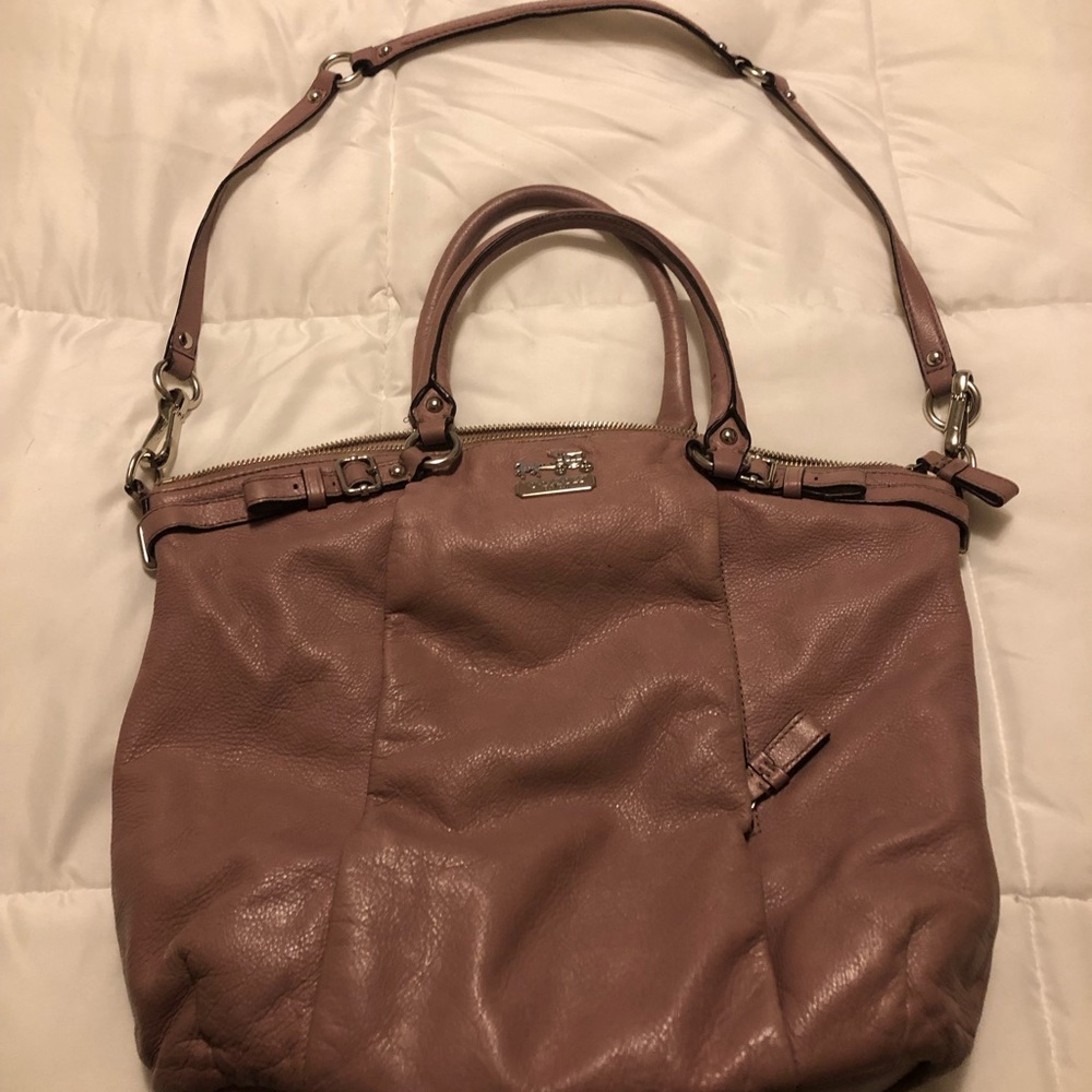 Coach bag with matching wallet
